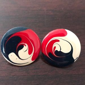 Women’s Earrings blue red white